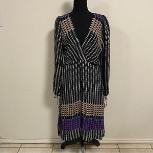 Maeve by Anthropologie Dress Women’s Size 12 Geometric Gianna Tunic Dress